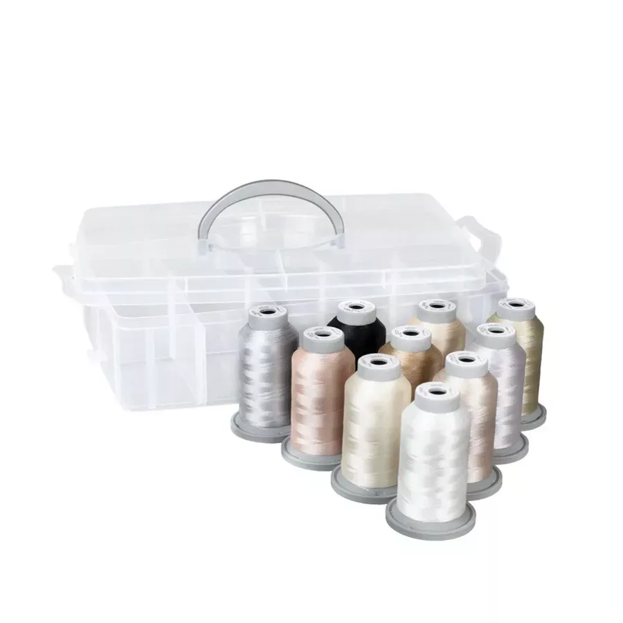 40wt Polyester Kimberbell Everyday Neutrals Collection Glide Thread KitFil-Tec #61152-KIT