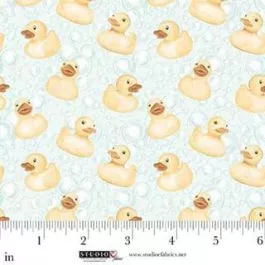Bathing Bonnies Duckies in Mint