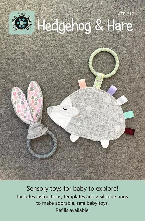Hedgehog & Hare Sewing PatternAround the Bobbin #ATB-217