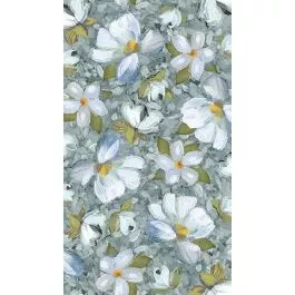Joyful Garden Daisy in Chambray