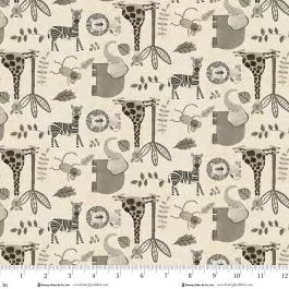 Jungle Romp Small Animals in Cream