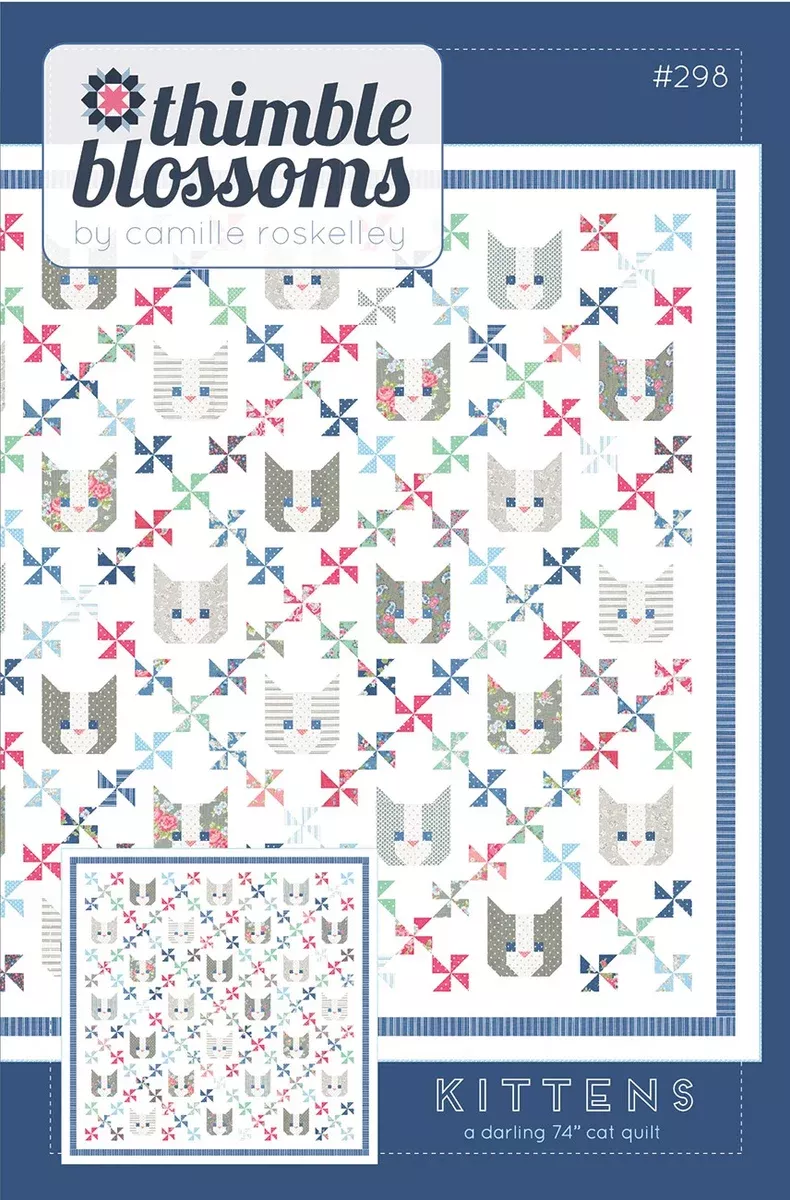 Kittens Quilt Pattern by Thimble Blossoms