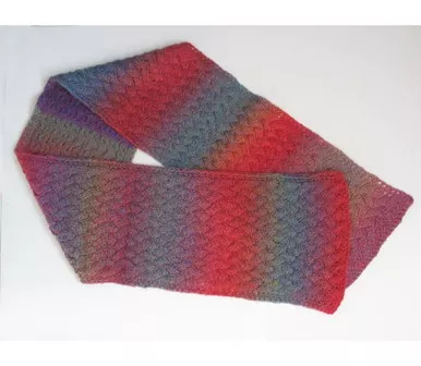 Knitting Pattern P-MS26-01 Jojoland Summer in Full Bloom Scarf