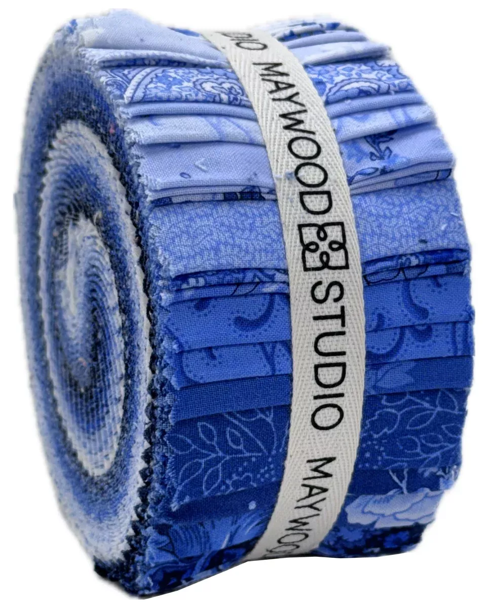 Maywood Studio - Blue Belle 2.5" Strips 40 pcs