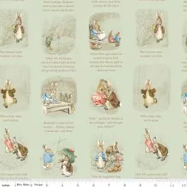 Peter Rabbit & Benjamin Bunny Story Time in Green