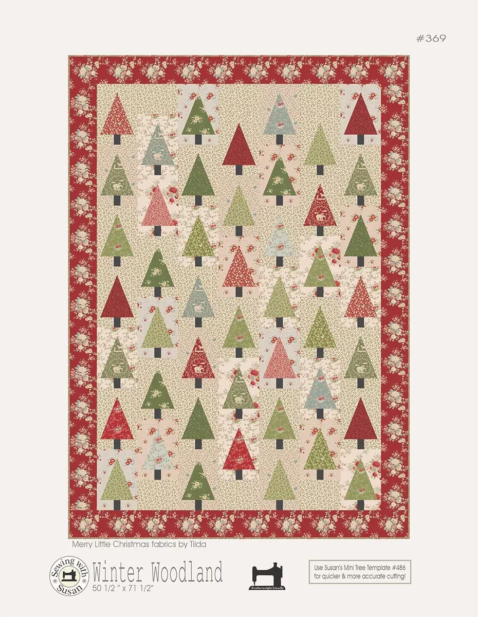 Winter Woodland Quilt Pattern by Suzn Quilts